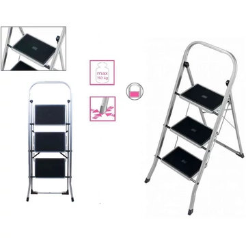 Csúszásmentes fém 3 lépcsős fellépő