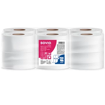 Sovio toalettpapír 100% cellulóz 18cm 12tekercs 2réteg 80,75M