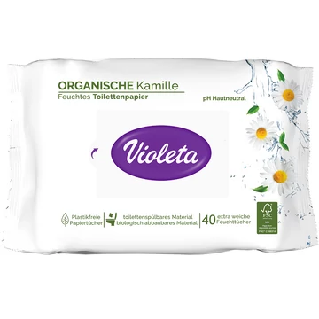 Violeta kamilla nedves toalettpapír 40db-os kiszerelésben