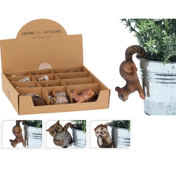 Állatos őszi dekoráció cserépdísz többféle változatban APF540090