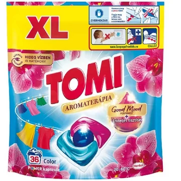 Tomi orchidea aromaterápia mosógél kapszula 36db-os kiszerelésben