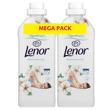 Lenor sensitive cotton fresh öblítő 2x925ml