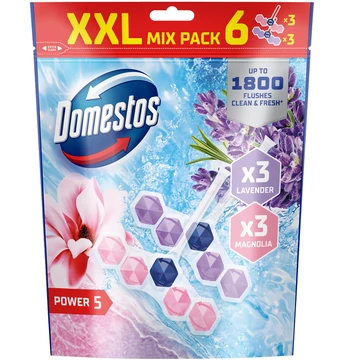 Domestos magnolia és lavender power5 wc-rúg 6x50g