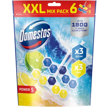 Domestos ocean és lime power5 wc-rúd 6x50g