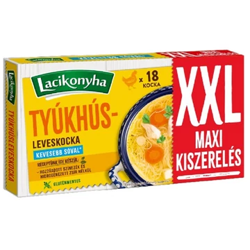 Lacikonyha tyúkhúsleveskocka 180g XXL