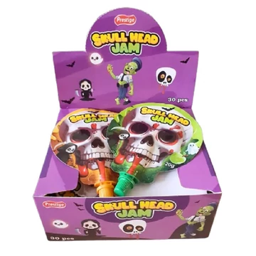 Skull Head Jam Gyümölcs ízű zselécukor 30x20g