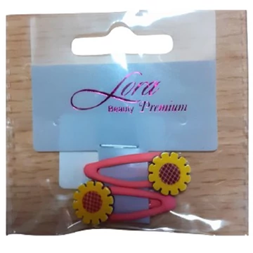 Lora virágos csit-csat 3cm 2db-os kiszerelésben 820369