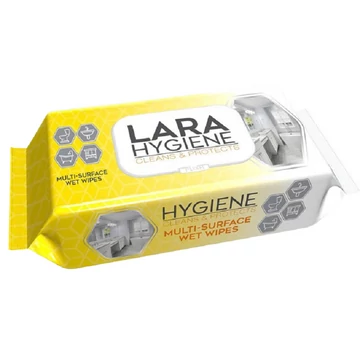 Lara felülettörlő higiénikus törlőkendő 100db-os kiszerelésben