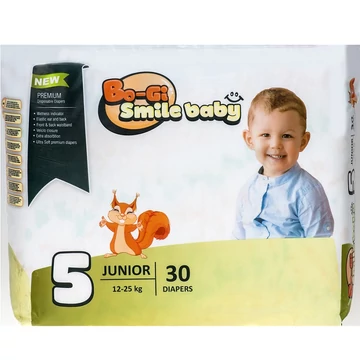 Bo-gi smile baby junior pelenka 12-25kg 30db-os kiszerelésben