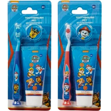 Mancs őrjárat gyermek fogkefe és fogkrém csomag