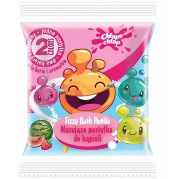 Chlapu chlap csillámló színes fürdőbomba málna és görögdinnye illatban 40g