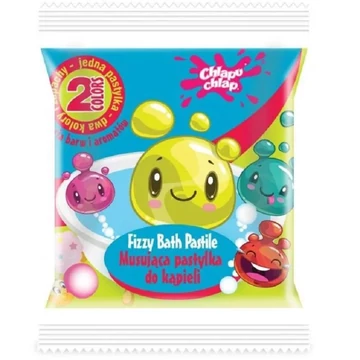 Chlapu chlap csillámló színes fürdőbomba vattacukor és rágógumi illatban 40g