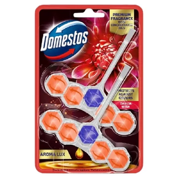 Domestos Aroma Lux Dahlia Wish WC frissítő blokk 2 x 50 g