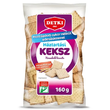 Detki háztartási keksz cukormentes 160g