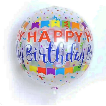 Happy birthday feliratos party lufi 55cm