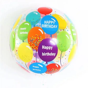 Happy birthday feliratos party lufi 55cm