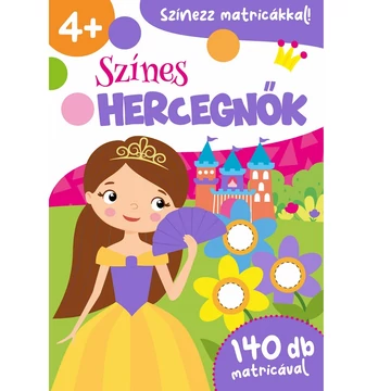 Színes hercegnők foglalkoztató 