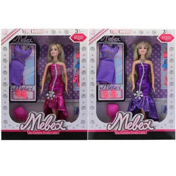 Játék baba estélyiben többféle változatban BA1810