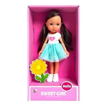 Játék üvegszemű baba 25cm BA9032