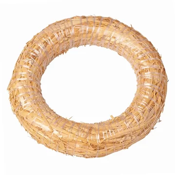 Adventi koszorúalap szalma 25cm/5cm KA10-25