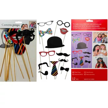 Újévi party kiegészítők 12db-os kiszerelésben