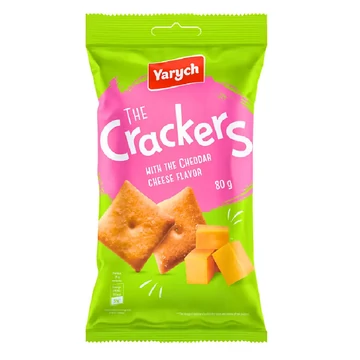 Yarich The Crackers Cheddar sajt ízű kréker 80g