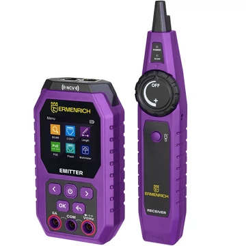 Ermenrich Ping SM75 kábeltesztelő multiméterrel - 84553