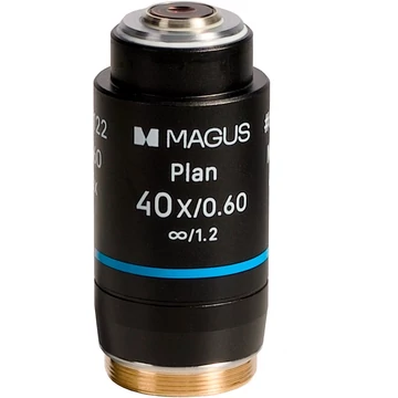 MAGUS 40PL60V 40х/0,60 ∞/ 1,2 H 60 mm objektív mikroszkópokhoz - 85122