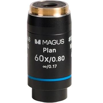 MAGUS 60PL60 60х/0,80 ∞/ 0,17 H 60 mm objektív mikroszkópokhoz - 85068