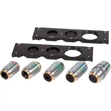 MAGUS SPH360 fáziskontraszt eszköz, Plan S-Apo Ph 4х/10х/20х/40х/60х H60 mm-es objektívekből álló készlettel mikroszkópokhoz - 85160