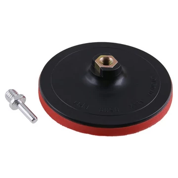 Festa Tépőzáras gumitányér 150 mm M14 + 8 mm csapos adapter - 22064F