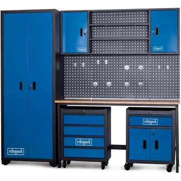 Scheppach GWS 08 - Moduláris munkaállomáskészlet műhelybe - 5909333901 - csak egyedi szállítással vagy személyes átvétellel