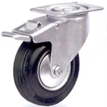 Kerék gumis 125 MM FORGÓ-FÉKES I SP 13A-125 - 2060863