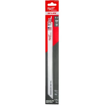 Milwaukee Szablyafűrészlap 300/1,4 mm bimetál (fém) (5 db) - 48475189