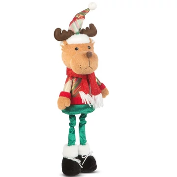 Karácsonyi textil manó figura-rénszarvas - 58758C
