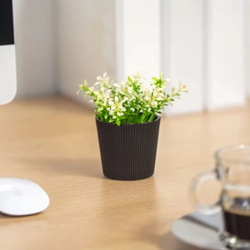 Műnövény dekoráció - cserepes - 5,5 x 11 cm - G11832