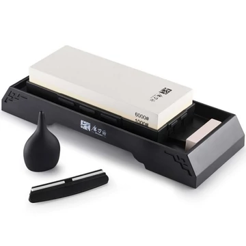 Taidea Fenőkő szett, #1000/6000 (JIS) + állvány + élszögtartó + tisztítókő - TG8610