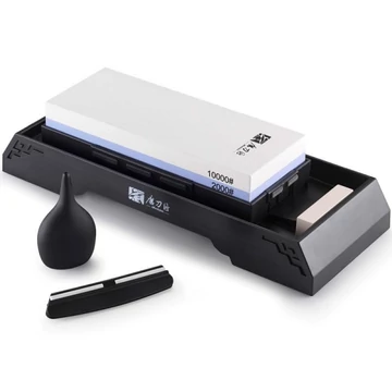 Taidea Fenőkő szett, #2000/10000 (JIS) + állvány + élszögtartó + tisztítókő - TG8120