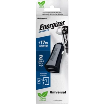 Energizer Autós töltő 17w 2x usb - ED17