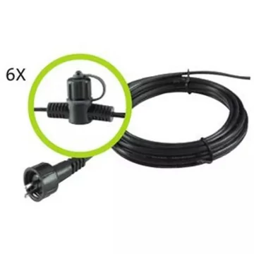 Garden lights fő kábel 6 elosztó, 15m SPT 3W - 180740