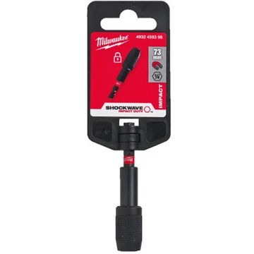 Milwaukee Shockwave Mágneses bittartó gyorstokmányos 1/4' 76 mm - 4932459398