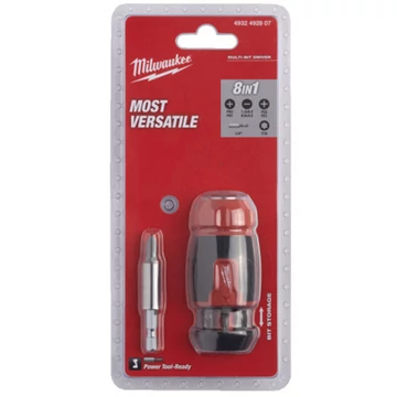 Milwaukee 8 in 1 Compact Multi-Bit Screwdriver - 4932492807