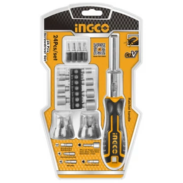 Ingco Racsnis csavarhúzó készlet 24 részes - HKSDB0248