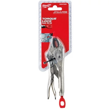 Milwaukee TORQUE LOCK Ívelt pofájú, állítható önzáró fogó 5' 1 db - 4932472263