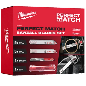 Milwaukee PERFECT MATCH szabéyfűrészlap készlet - 4932492653