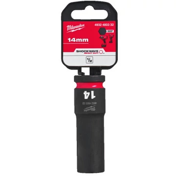 Milwaukee 1/2' Dugókulcs hatlapú 78 mm gépi, hosszú, 14 mm 1 db - 4932480332