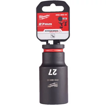 Milwaukee 1/2' Dugókulcs hatlapú 78 mm gépi, hosszú, 27 mm 1 db - 4932480345