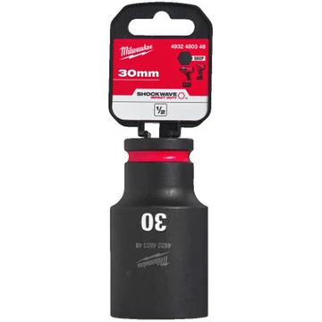 Milwaukee 1/2' Dugókulcs hatlapú 78 mm gépi, hosszú, 30 mm 1 db - 4932480348