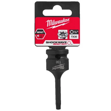 Milwaukee 1/2' Dugókulcsbetét, belső kny. csavarokhoz TX30 - 1 db - 4932478059
