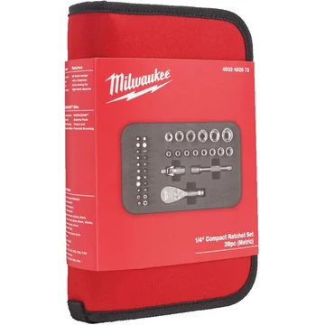 Milwaukee 1/4' Racsnis Kompakt dugókulcs 39 rsz - 4932492672